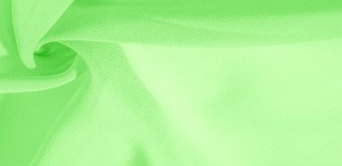 doku arka plan deseni. Ince bir mat ile yeşil ipek kumaş