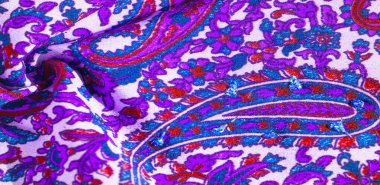 Arka plan dokusu, desen, paisley kumaş pamuk. Tarafından tasarlanmıştır