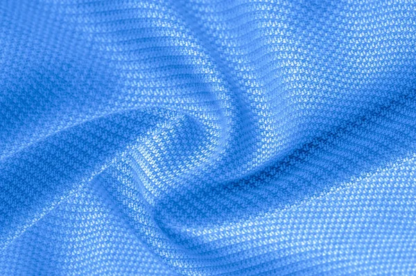 Textura de fundal, model Fabric lână caldă cu albastru cusut — Fotografie, imagine de stoc