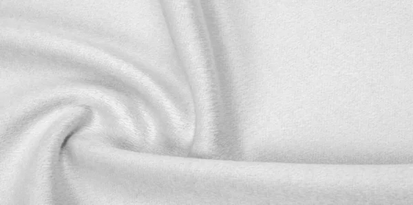 Patroon, textuur, achtergrond, warme wol, witte stof. geeft u — Stockfoto