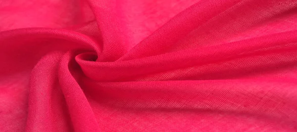 Textura tecido de seda, vermelho hollywood cerise As melhores ideias para você — Fotografia de Stock