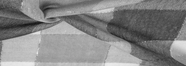 Текстура, фон, шелковый шарф женский чёрный и белый с — стоковое фото