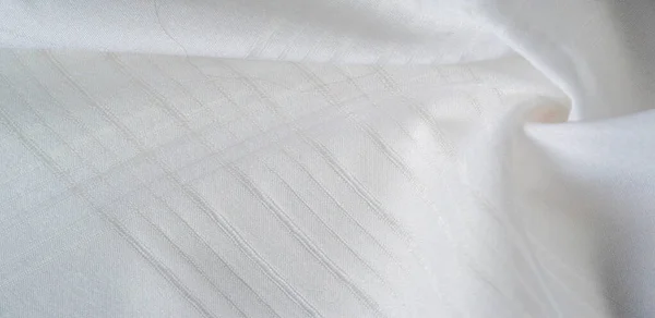 Texture silk white fabric. From Telio, this organza has a thin, — Stock Photo, Image