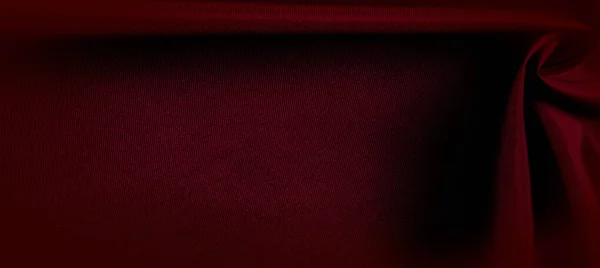 Texture, red silk fabric panoramic photo. Silk Duke mood satin - — Stock Photo, Image