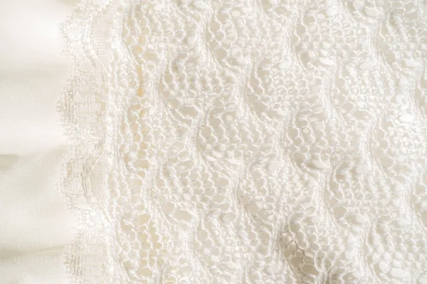 texture, background, pattern. white lace fabric. This wonderful