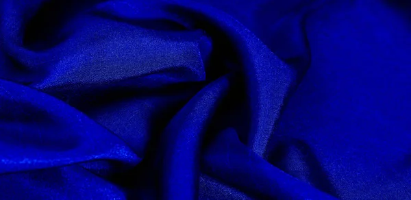 Textura, fondo, patrón, color azul, tela. tela de algodón — Foto de Stock