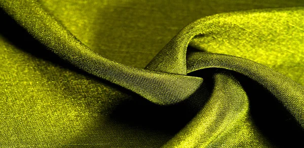 Текстура, фон, узор, горчичный цвет, ткань. cotton fabr — стоковое фото