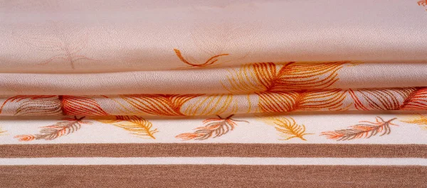 Texture background, women's shawl. Pure silk scarf - Hand-painte