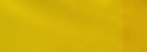 Texture modello di sfondo, seta di tessuto giallo. Crepe di raso o — Foto Stock