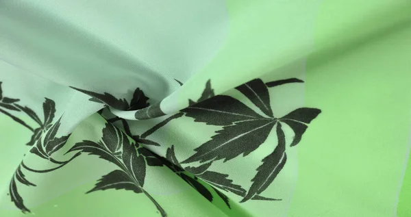 Textura, fondo, patrón, postal, tela de seda, celada verde —  Fotos de Stock