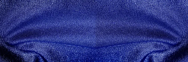 Textur, Hintergrund, der Stoff hat eine helle blaue, aqua, azurblaue c — Stockfoto