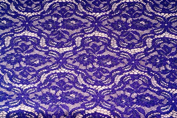 Textura pozadí. Šablony. Vlažné vlněné textilie pokryté krajkou — Stock fotografie