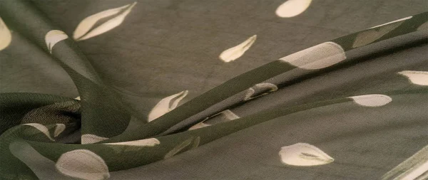 Textura de fondo. Bufanda de color oliva para mujer Fotografía para — Foto de Stock