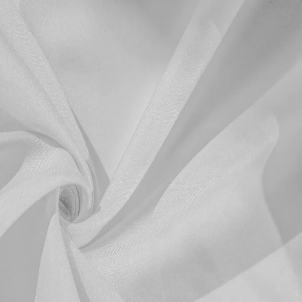 Tekstura, tło, wzór, jedwabna tkanina białego koloru, lita — Zdjęcie stockowe