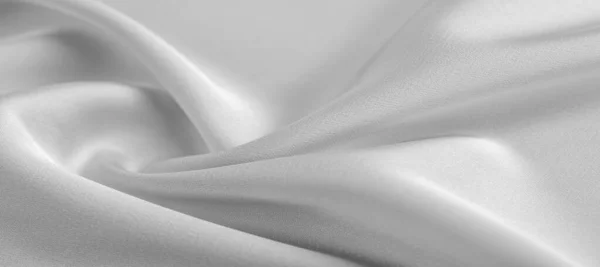 Textura de fondo, patrón. Tela de seda blanca. Tiene una suavidad —  Fotos de Stock