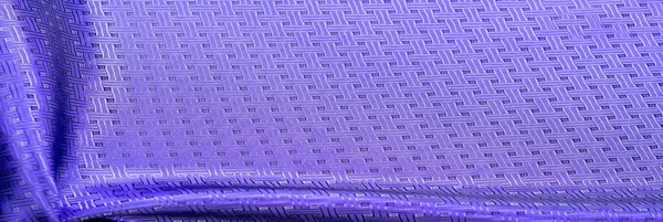 Tekstura tła, wzór. Niebieska tkanina jedwabna z małym czeku — Zdjęcie stockowe