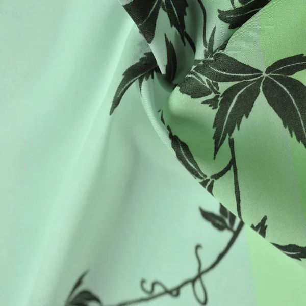 Textur, bakgrund, mönster, vykort, sidentyg, grön CELAD — Stockfoto