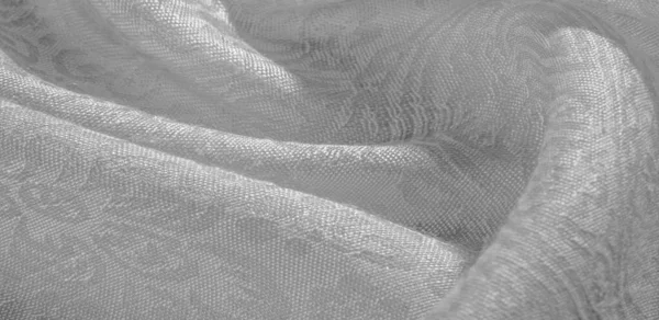 Textura ozdobná tkanina na pozadí textury bílá. Tato spolupráce — Stock fotografie