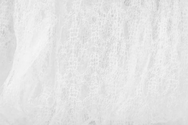 Textura fundo padrão tecido branco em uma malha Graças a um un — Fotografia de Stock