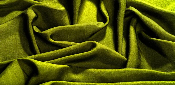 Texture, background, pattern, mustard color, fabric. cotton fabr — Stock Photo, Image