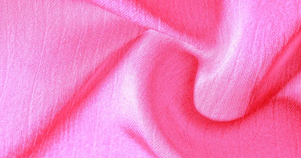 Fondo patrón textura fondo de pantalla, tela de seda rosa carmesí . —  Fotos de Stock