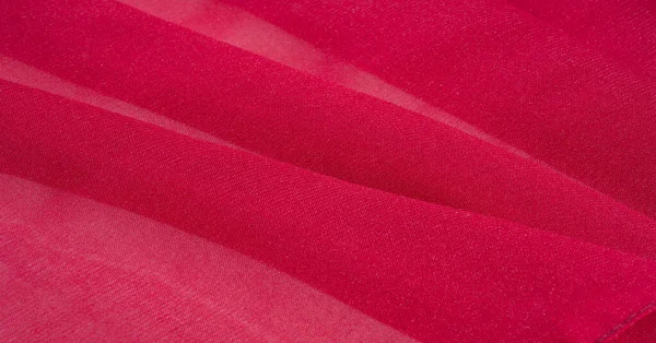Текстура, фон, узор, красный багровый шелк — стоковое фото