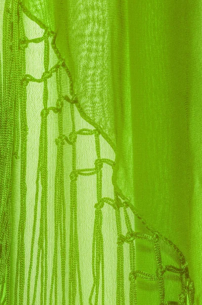 Texture de fond du tissu de soie. C'est une salade verte naturelle. — Photo