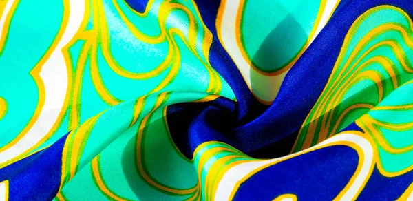 Zijde abstracte stof. Deze luxe zijde chiffon stof is een sh — Stockfoto