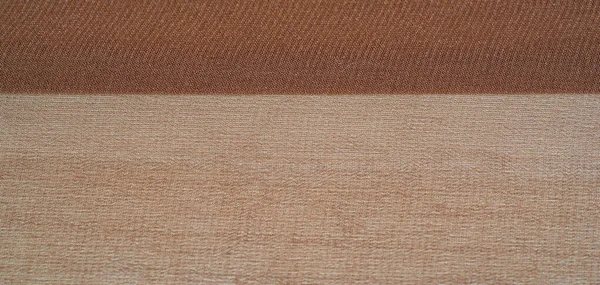 Tekstura tła tkaniny jedwabnej. To jest naturalny brązowy szalik — Zdjęcie stockowe