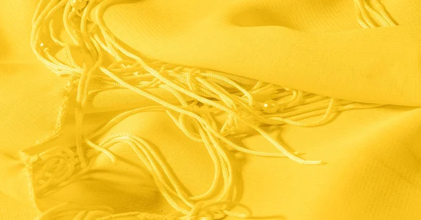 De achtergrond, patroon, textuur, behang, gele bleke zijde FA — Stockfoto