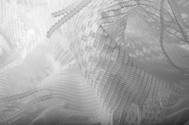 Doku, arka plan, desen. Beyaz tül. Bu olağanüstü n ekleyin