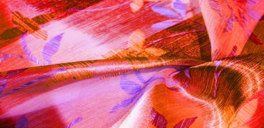 doku, arka plan. Metalik ipek kumaş. Ele eklemek için ideal