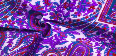 Arka plan dokusu, desen, paisley kumaş pamuk. Tarafından tasarlanmıştır