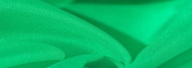 Doku, yeşil renk ipek kumaş, düz açık yeşil ipek sati