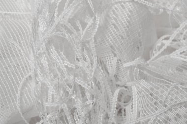 Doku, arka plan, desen. Beyaz tül. Bu olağanüstü n ekleyin