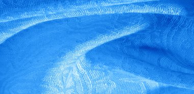 Doku arka plan desen kumaş çiçek süs mavi. Bu col