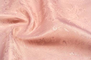 Doku, arka plan, desen. Bir desen o ile kumaş ipek bej