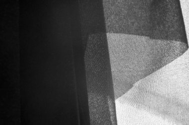 Dokulu arka plan Planları, Siyah kumaş. Li bu hafif kumaş