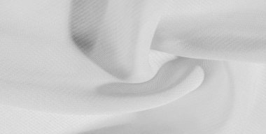 beyaz ipek kumaş doku arka plan deseni. Bu ipek organ
