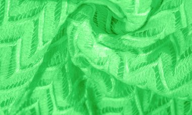 Doku, arka plan, desen, ipek kumaş, yeşil, katmanlı dantel t