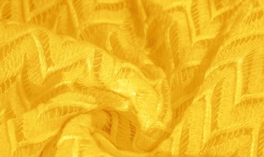 Doku, arka plan, desen, ipek kumaş, sarı, katmanlı dantel 