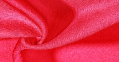 Arka plan desen doku duvar kağıdı, kırmızı pembe ipek kumaş. 
