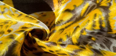 doku, desen, arka plan. leopar ipek kumaş. Ekran printi