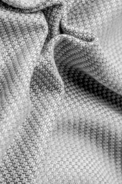 Arka plan dokusu, desen Kumaş dikişli gri ile sıcak yün 