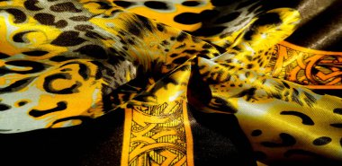doku, desen, arka plan. leopar ipek kumaş. Ekran printi