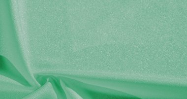 Doku, arka plan, ipek kumaş, yeşil kadın şal Uygun