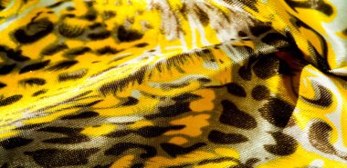 doku, desen, arka plan. leopar ipek kumaş. Ekran printi