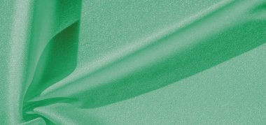 Doku, arka plan, ipek kumaş, yeşil kadın şal Uygun