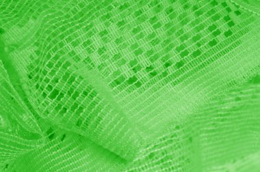 Doku, arka plan, desen. yeşil tül. Daha ağır w ile ince