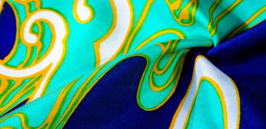 ipek soyut kumaş. Bu lüks ipek şifon kumaş bir sh